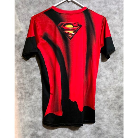 Superman abs tee tshirt jersey Mens Sz S - Picture 2 of 2